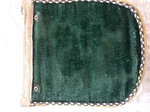 Green Velvet Pouch