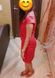 Love Affair Mango Red Party Dress