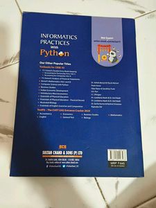 Informatics Practices with Python Textbook
