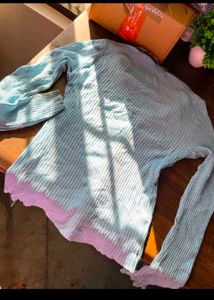 Striped Button-Down Shirt woolen