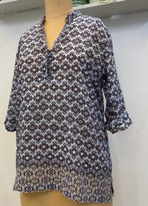 Patterned Tunic Top