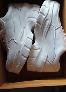 White Platform Sneakers