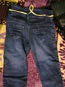 Dark Blue Denim Jeans