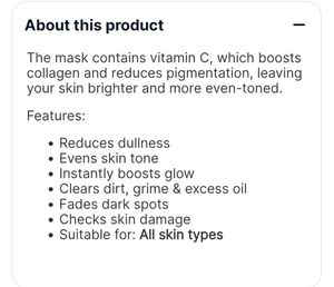NEW &amp; SEALED Glow Reviving Vitamin C Pink Claymask