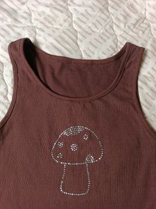 Coffee Brown Tank Top