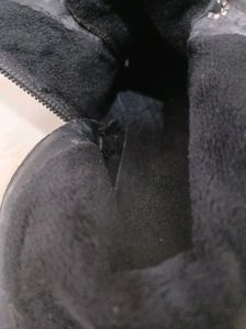 Genuine Black Ankle Leather Boots