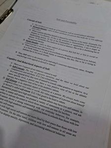Chapter wise Class 12 Psychology Notes