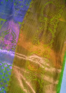 Shinning Green Colour Soft Banarasi Silk Saree