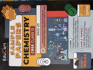 EduCart CBSE Class 12 Sample Papers Phy Chem