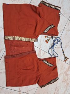 New Saree With Blouse