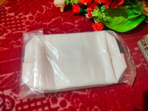 Smytten Premium Vanity Pouch White