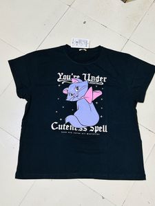 2xl Marie Cat Graphic Boyfriend Tshirt For Woman