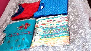 5 Saree 4 Kurtis 3nighty 2t Shirts