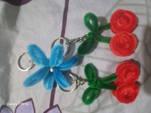 Set Of 3 Keychains Handmade Charming