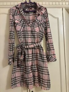 Chemistry Plaid Shirt Dress