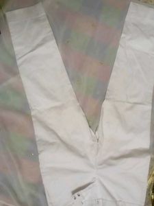 White Straight Leg Pants