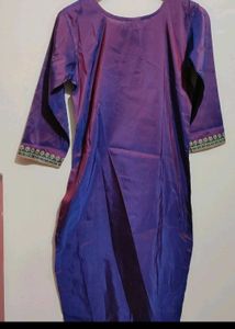 Purple🟣 Party Wear Kurta Plazo Set For 34 Bust