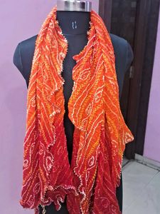 Red &amp; Orange Dupatta