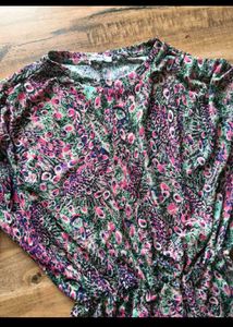 Og Zara floral glittery dress