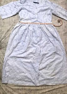 White Eyelet Dress