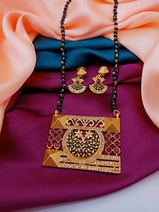 Bhara Antiq Mait Plated Taridional Mangak Sutra
