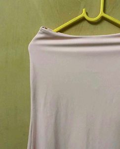 Pink Solid Skirt