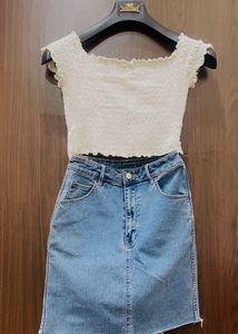Cute White Crop Top