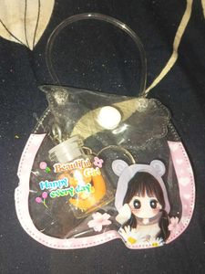 Cute Cartoon Coin Purse &amp; Keychain