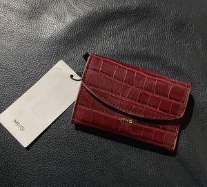 MNG Red Croc Wallet