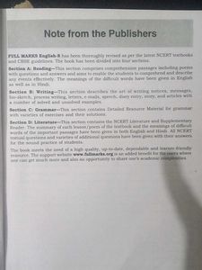 ENGLISH FULL MARKS CLASS 8TH BASED ON NCERT