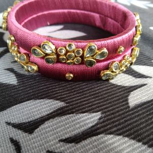 Handmade Silk Thread Bangles