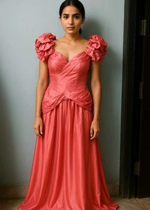 Elegant Red Evening Gown