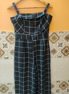 Fablley Chic Black &amp; White Jumpsuit