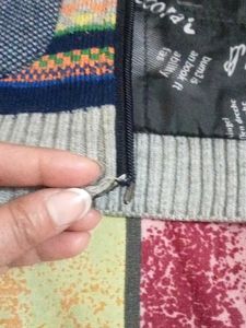 Woolen Half Sweater