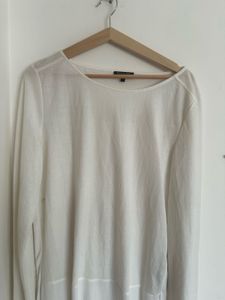 Massimo Dutti white Top EU 38 Large Size