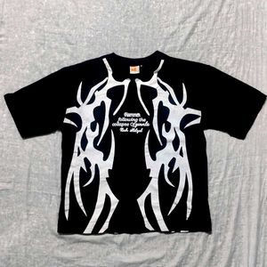 Cyber-Grunge "Tribal" Graphic Tee