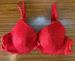Red Lace Bra
