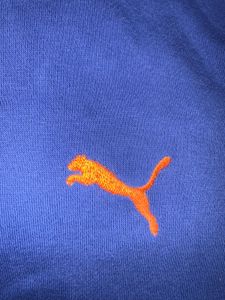 Puma Blue Zip-Up Hoodie