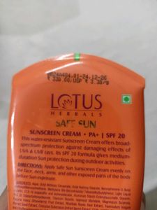 Lotus Herbals Sunscreen