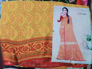 Elegant Yellow Saree