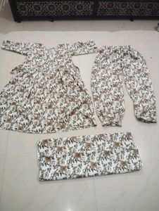 Floral Print Pajama Set
