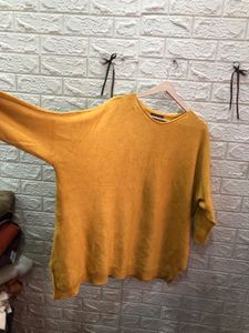 Mustard Yellow Knit Sweater