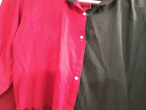 Two-Tone Shirt Dress