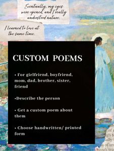 Custom Poem Writing