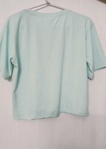 Light Green Crop Top