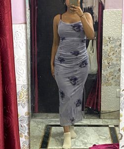 Floral Bodycon Midi Dress