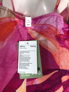 Linen Blend Dress