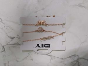 Rose Gold Heart &amp; Infinity Bracelets