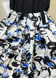 Floral Print Fit &amp; Flare Dress