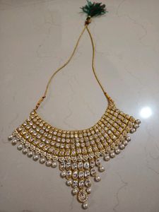 Golden Kundan Bridal Diomond Jewellery